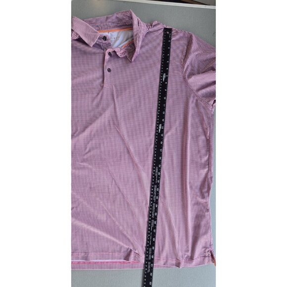 Maelreg Performance Polo Shirt Mens 3XL Multicolor Golf Stretch Short Sleeve Red - Picture 4 of 8